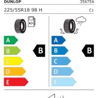 etiqueta energética eprel DUNLOP 225/55R18 98H SP SPORT MAXX 060